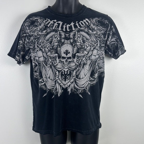 Affliction Other - ✨3/$25✨ Affliction Black Graphic Men's Shirt - M